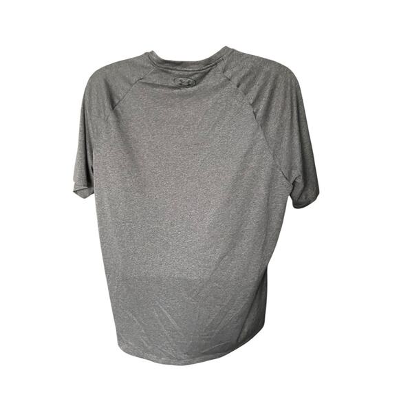 Under Armour Tech Tee XL Gray Loose Fit Mens Athletic Training Gym Shirt - Picture 3 of 5